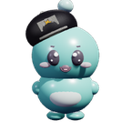 A pet in a cap made in the hat maker